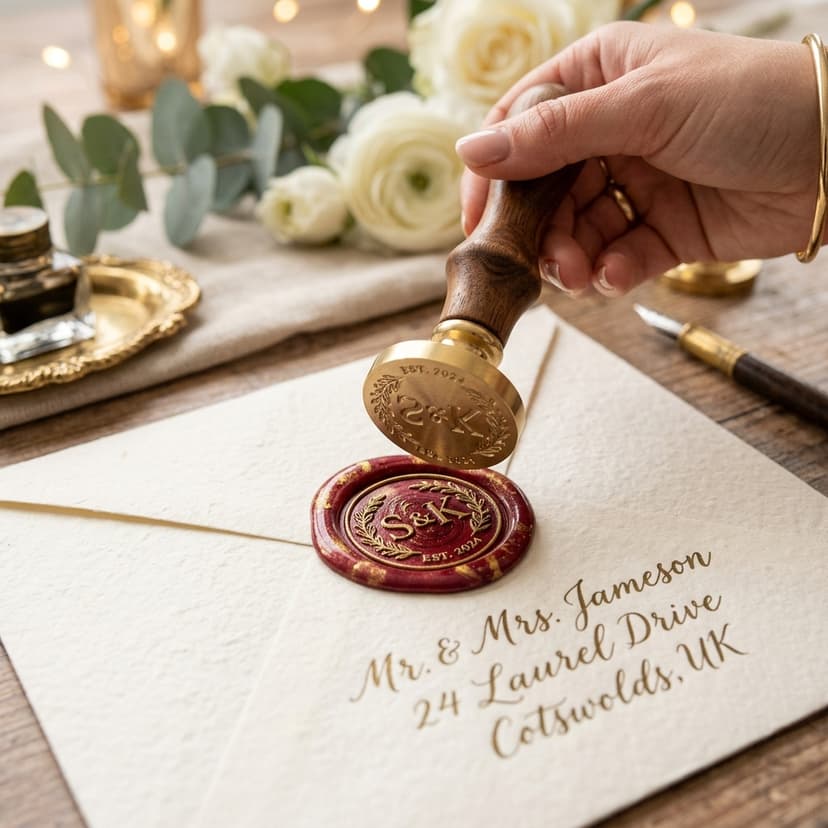 Custom Monogram Wax Seals & Stamps